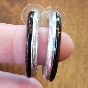 BRIGHTON EARRINGS‎ two tone vintage